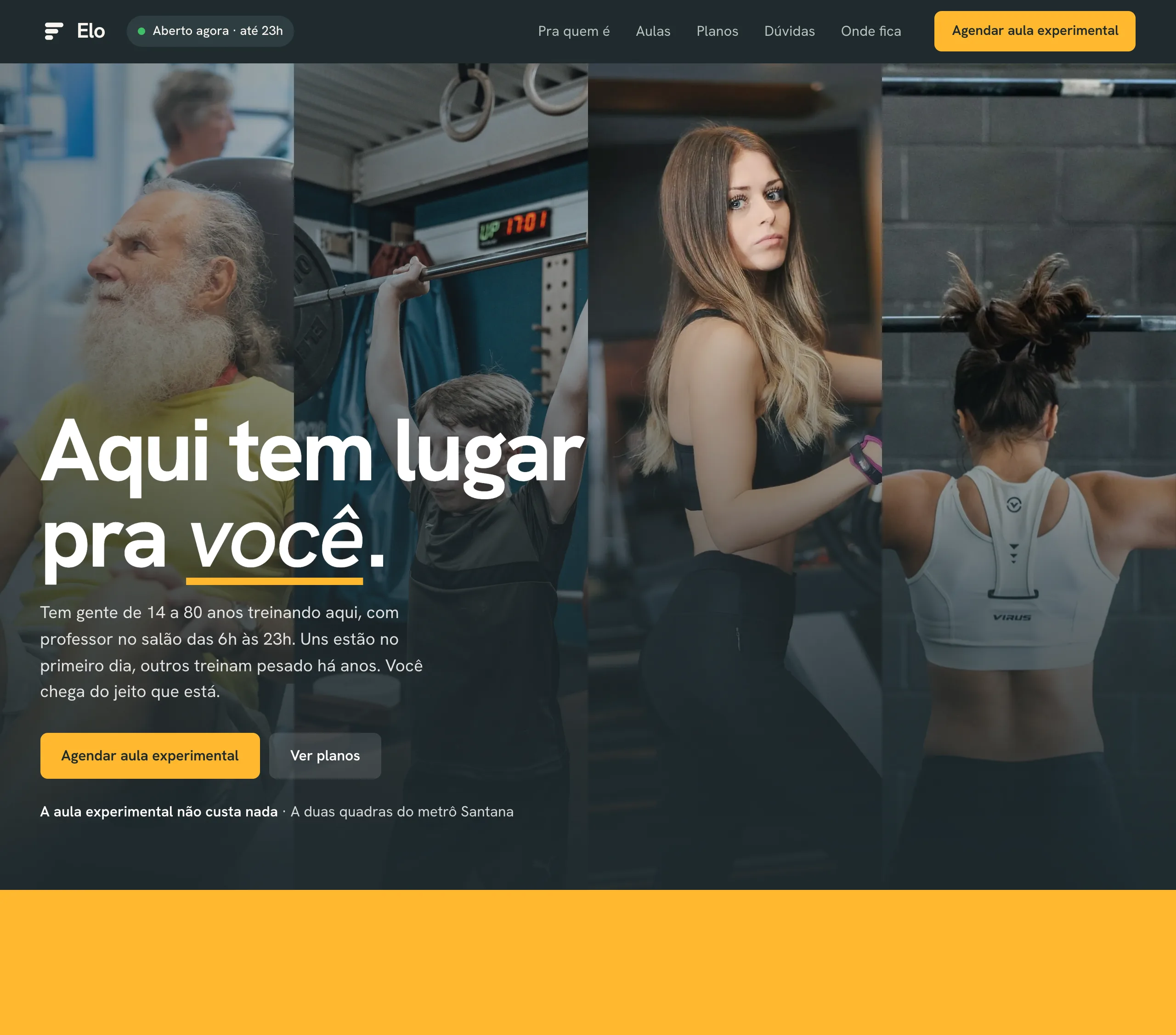 Site da Elo Academia