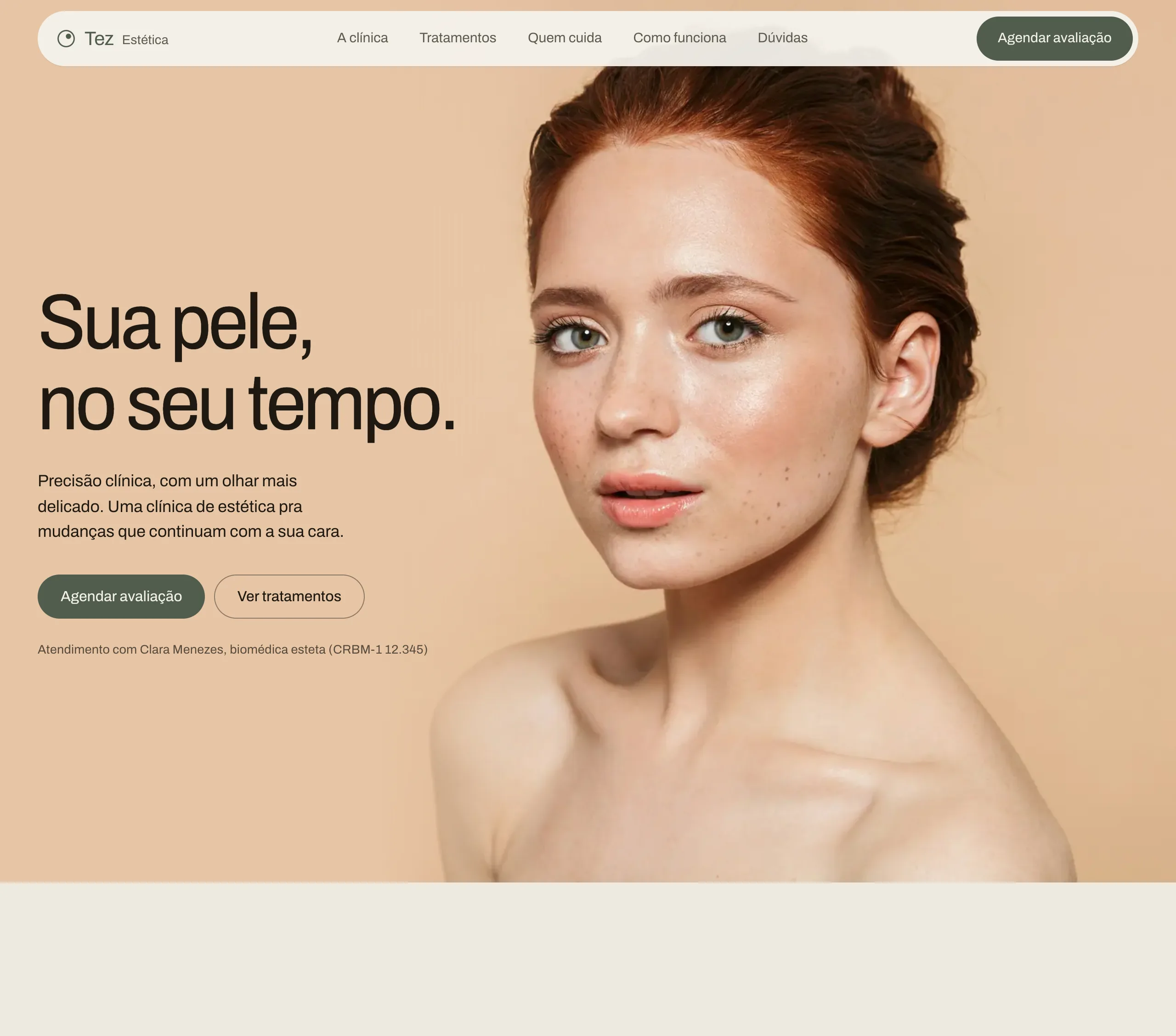 Site da Tez Estética